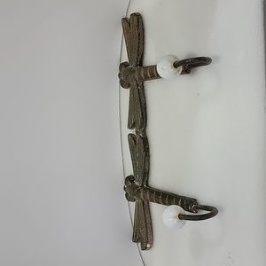 Rustic Dragonflies Coat Hooks